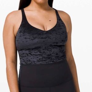 Lululemon Align Tank *Crushed Velvet Black in size 6 new without tags